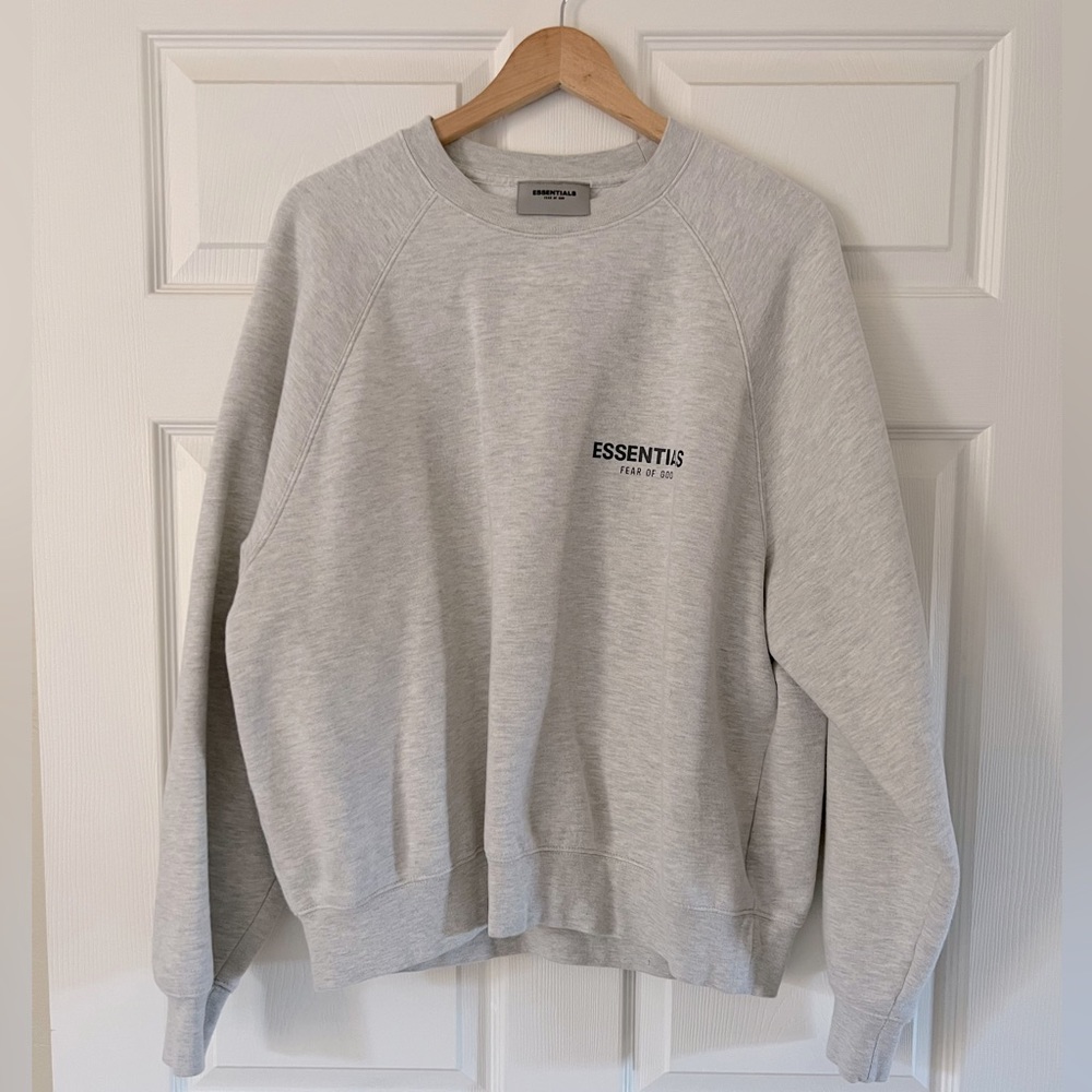 ESSENTIALS Fear of God Off-White PULLOVER SWEATSHIRT